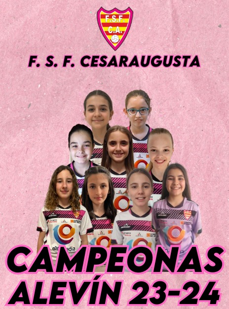 Equipo Alevín Femenino Campeón de Liga 23/24